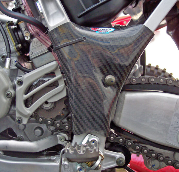 Pro Carbon Frame Beschermers Yamaha YZ 125/250 2005-2023 - Afbeelding 2