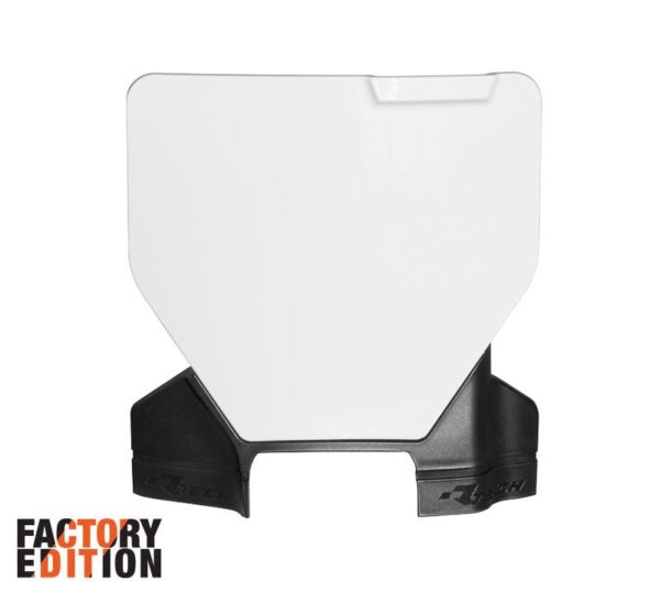 Racetech Factory voornummerplaat Wit / Zwart Husqvarna TC/FC 125-450 2023-