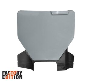Racetech Factory voornummerplaat Grijs / Zwart Husqvarna TC/FC 125-450 2023-