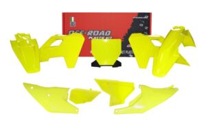 Racetech plastic kit Fluor Geel Husqvarna TC/FC 125/250/350/450 2023-