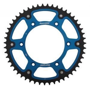 Supersprox achtertandwiel 51 tands staal/aluminium met blauwe binnenring KTM SX/SX-F/EXC/EXC-F 90- & Husqvarna TC/FC/FE/TE 125/150/250/350/450/501 14-