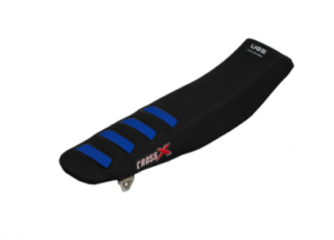 Cross X Zadelovertrek UGS Color Zwart met Wave Blauw Yamaha YZ 250F 2024- & YZ 450F 2023- ( voorstuk zadel inbegrepen )