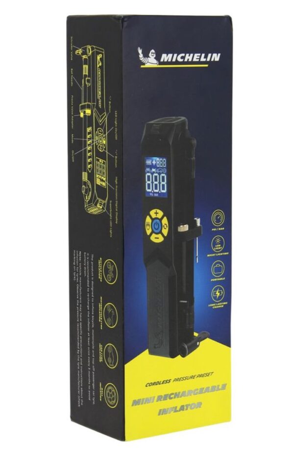 Michelin mini compressor 20x4x45 cm - Afbeelding 2