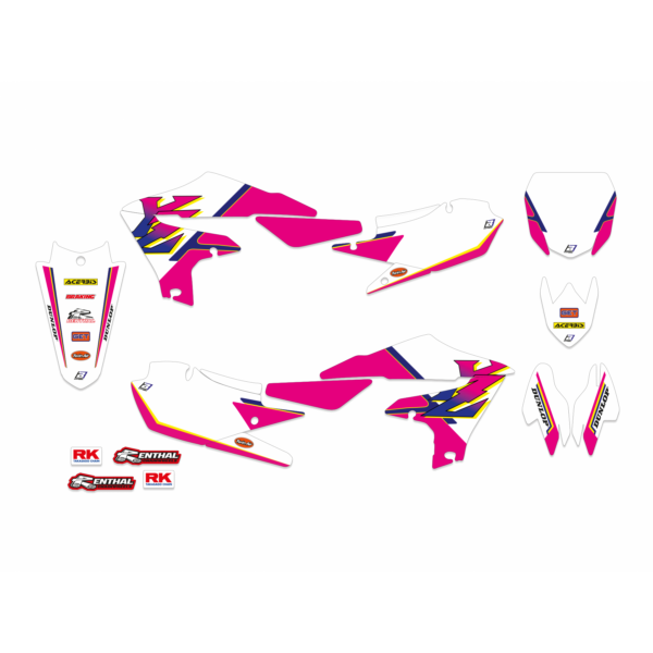Blackbird stickerset Retro Yamaha YZ 250F 2019-2023 & YZ 450F 2018-2022