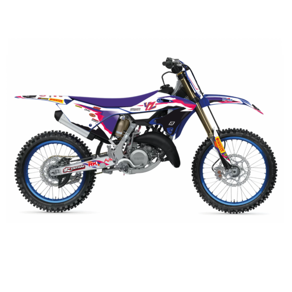 Blackbird stickerset met zadelovertrek Replica Team Factory 50th Anniversay Yamaha YZ 125/250 2022-2024 - Afbeelding 3