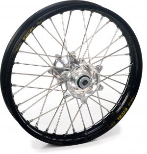 Excel achterwiel compleet zwarte velg + Haan Wheels zilvere naaf 19-2.15 KTM SX/SX-F 125-450 2023
