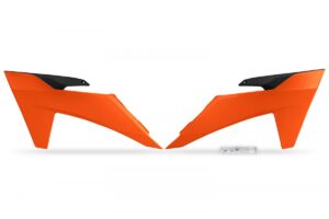 UFO Radiator Kappen Oranje KTM SX 125/150/250/300 2023-2024 & SX-F 250/350/450 2023-2024 & EXC/EXC-F 250/300/350/450/500 2024-
