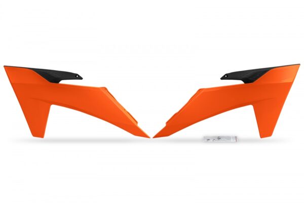UFO Radiator Kappen Oranje KTM SX 125/150/250/300 2023-2024 & SX-F 250/350/450 2023-2024 & EXC/EXC-F 250/300/350/450/500 2024-