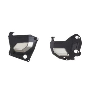 Polisport KIT ENGINE COVER PROTECTOR BLACK - Kawasaki Z 900 2017-2022 & Yamaha XSR 700 2015-2022