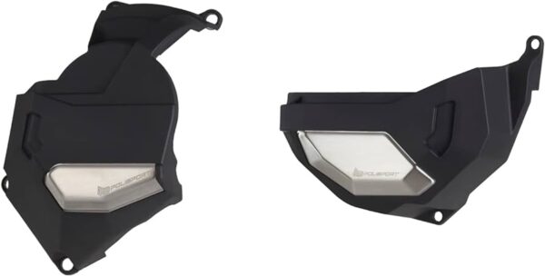 Polisport HONDA AFRICA TWIN CRF 1100 L DCT - KIT ENGINE COVER PROTECTOR BLACK - 2020-2023 MODELS