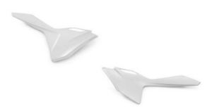 UFO Zijnummerborden + Luchtfilterkap Wit Gas Gas MC 125/250 2024 & MC-F 250/350/450 2024