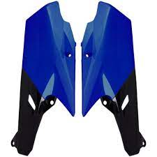 Racetech Zijnummerborden Blauw / Zwart Yamaha YZ 250F 2014-2018 & YZ 450F 2014-2017 & WR 250F 2015-2019 & WR 450F 2016-2018