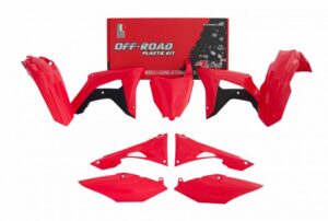 Racetech plastic kit Rood / Zwart Honda CRF 250R 18-21 & CRF 450R 17-20