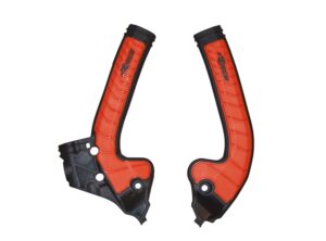 Racetech frame beschermers Zwart / Oranje KTM SX 85 18- & Husqvarna TC 85 18- & Gas Gas MC 85 2021