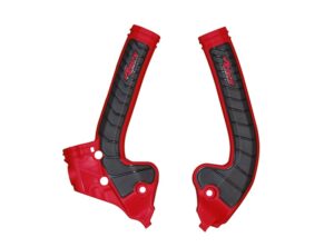 Racetech frame beschermers Zwart / Rood KTM SX 85 18- & Husqvarna TC 85 18- & Gas Gas MC 85 2021