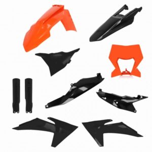 Acerbis plastic kit Oranje / Zwart KTM EXC/EXC-F 250/300/350/450/500 2024-