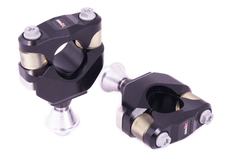 X-Trig PHDS stuurklemmen + stuurdempers voor OEM kroonplaten met 28,6 mm stuur Kawasaki KX 250F 2013-2024 & KX 450F 2013-2024