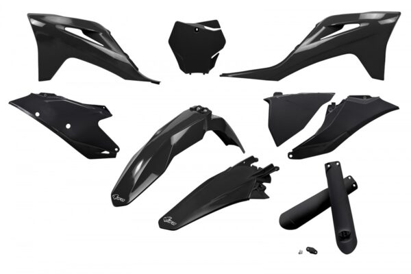 UFO plastic kit Zwart Gas Gas MC 125 2021-2023 & MC 250F/450F 2021-2023 & MC 250 2022-2023 & MC 350F 2022-2023 ( full kit )