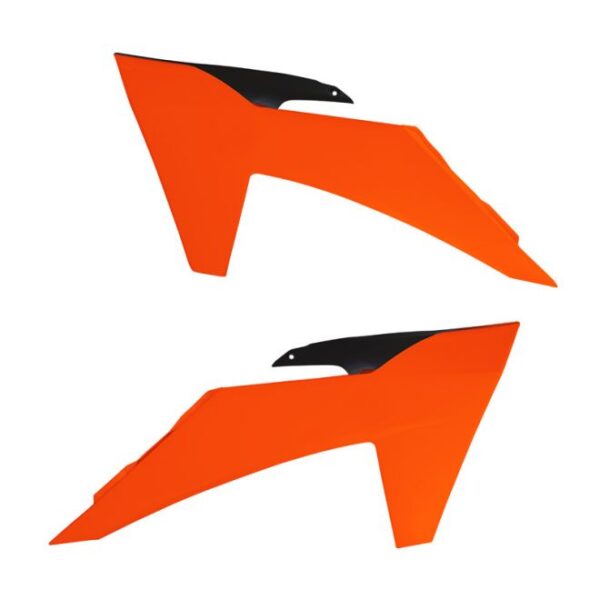 Racetech Radiator Kappen Fluor Oranje KTM SX 125/150/250/300 2023-2024 & SX-F 250/350/450 2023-2024 & EXC/EXC-F 250/300/350/450/500 2024-