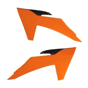 Racetech Radiator Kappen Oranje KTM SX 125/150/250/300 2023-2024 & SX-F 250/350/450 2023-2024 & EXC/EXC-F 250/300/350/450/500 2024-