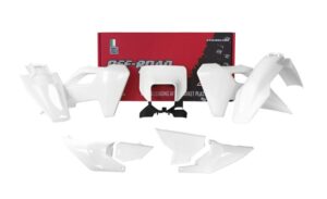 Racetech plastic kit Wit Husqvarna TE/FE 250/300/350/450 2024-