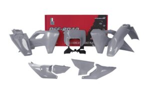 Racetech plastic kit Grijs Husqvarna TE/FE 250/300/350/450 2024-