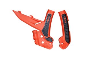 Racetech frame beschermers Oranje / Zwart KTM SX 125/250/300 2023- & SX-F 250/350/450 2023- & EXC/EXC-F 150/250/300/350/450/500 2024-