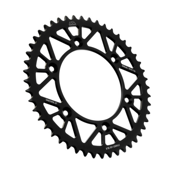 JT achtertandwiel 50 tands aluminium Zwart KTM SX/SX-F/EXC/EXC-F 90- & Husqvarna TC/FC/FE/TE 125/150/250/350/450/501 14-