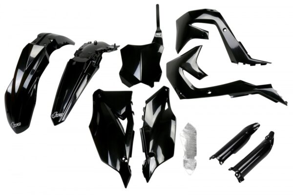 UFO plastic kit Zwart Kawasaki KX 250F 2021-2024 & KX 450F 2019-2023 ( full kit )