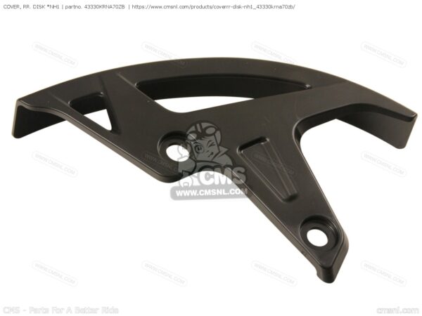 Honda OEM achter remschijf beschermer Zwart Honda CRF 250R/450R 2015-2020 & CRF 250RX 2019 & CRF 450RX 2017-2020