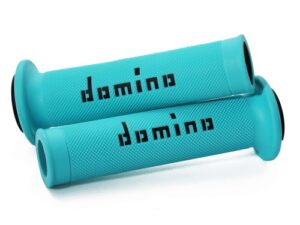 Domino wegmotor A010 handvaten Cyaan / Zwart