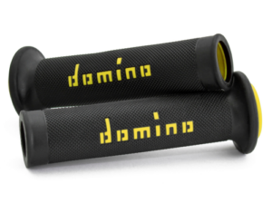 Domino wegmotor A010 handvaten Zwart / Geel