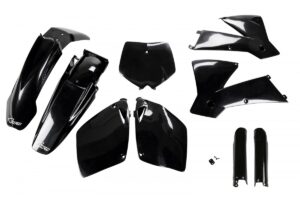 UFO plastic kit Zwart KTM SX 250/400 2001-2002 & SX 125 2002 ( full kit )