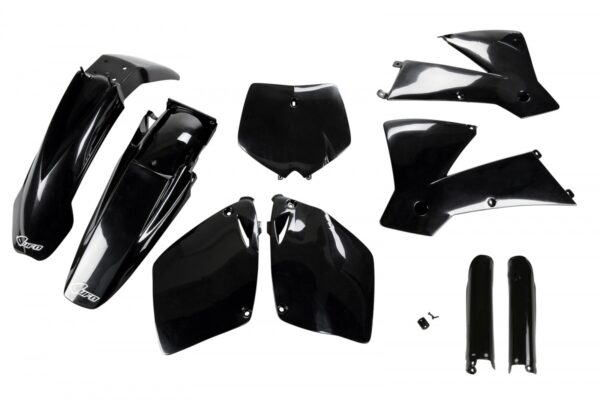 UFO plastic kit Zwart KTM SX 250/400 2001-2002 & SX 125 2002 ( full kit )