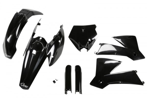 UFO plastic kit Zwart KTM SX 125/250/450 2004 ( full kit )