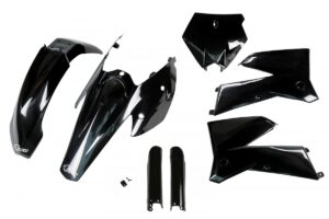 UFO plastic kit Zwart KTM SX 125/250 2005-2006 & SX-F 250 2005-2006 ( full kit )