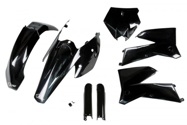 UFO plastic kit Zwart KTM SX 125/250 2005-2006 & SX-F 250 2005-2006 ( full kit )