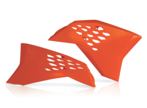 Acerbis radiator kappen Oranje KTM SX/SX-F 125-450 2007-2010 & EXC/EXC-F 125-450 2008-2011