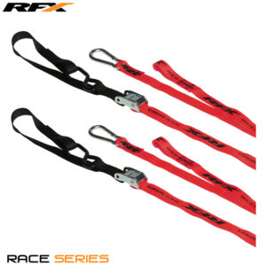 RFX spanbanden rood / zwart met extra lus