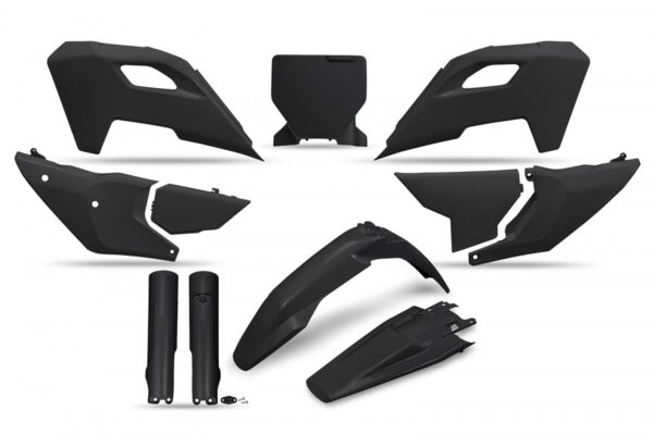 UFO plastic kit Zwart Husqvarna TC/FC 125/250/350/450 2023- ( full kit )