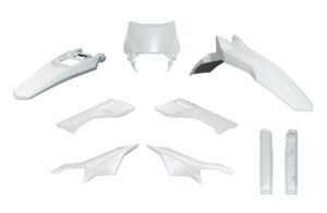 Racetech plastic kit Wit Sur-Ron Ultra Bee