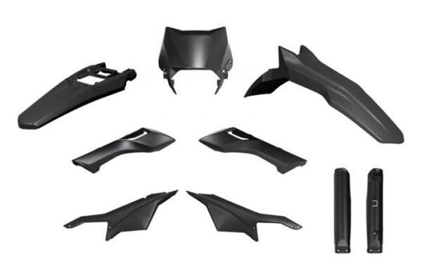 Racetech plastic kit Zwart Sur-Ron Ultra Bee