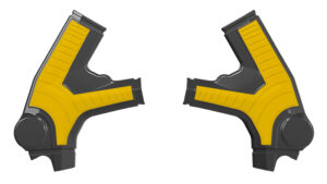 Racetech frame beschermers zwart / geel Sur-Ron Ultra Bee