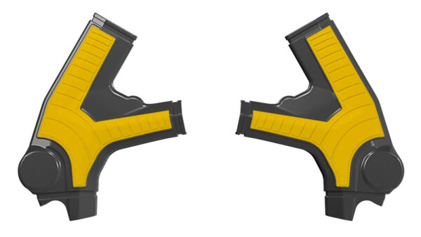 Racetech frame beschermers zwart / geel Sur-Ron Ultra Bee