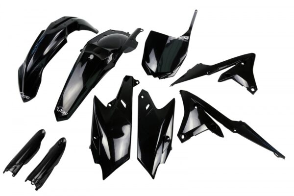 UFO plastic kit Zwart Yamaha YZ 250F 14-18 & YZ 450F 14-17 ( full kit )