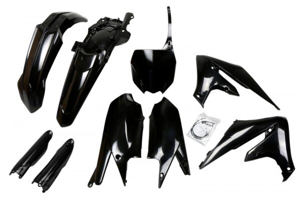 UFO plastic kit Zwart Yamaha YZ 250F 19-23 & YZ 450F 18-22 ( full kit )