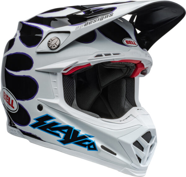 BELL Moto-9s Flex Slayco Wit / Zwart crosshelm 2024 Collectie - Afbeelding 2