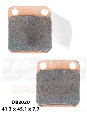 Delta Braking Sintered Voor/Achter remblokken DB2020 type D