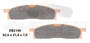 Delta Braking Voor remblokken DB2140 Type N