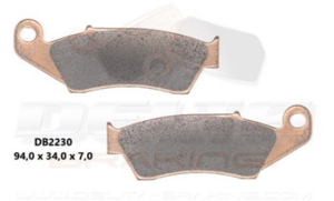 Delta Braking Sintered voor remblokken DB2230 Type D